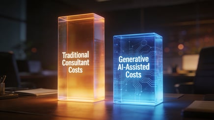 2 bar charts of costs